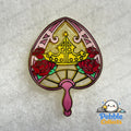 Aurora Sleeping Beauty Stained Glass Fan