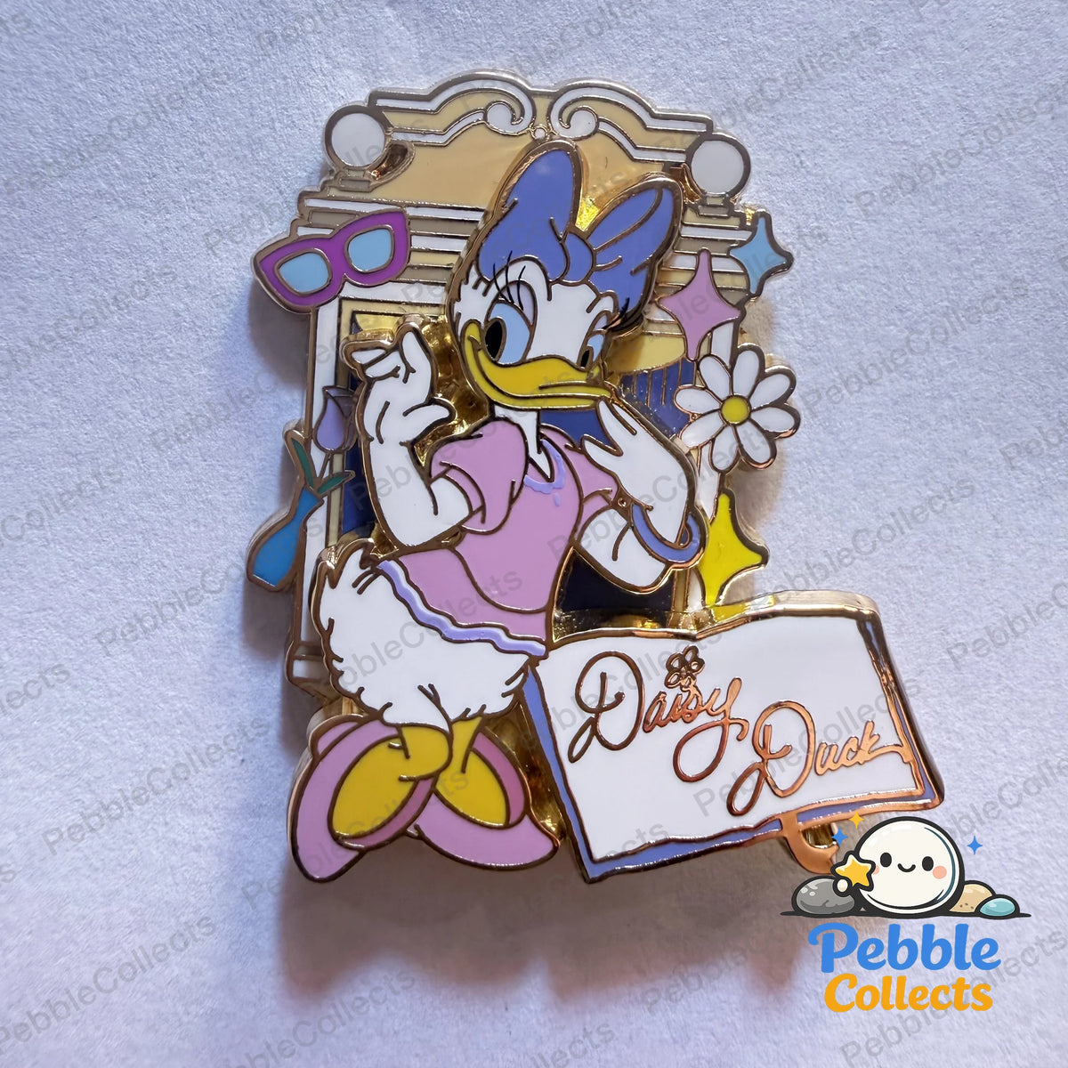 Shanghai Disney Pin Trading Fun Day 2025 Character Signature Mystery Pin, Daisy
