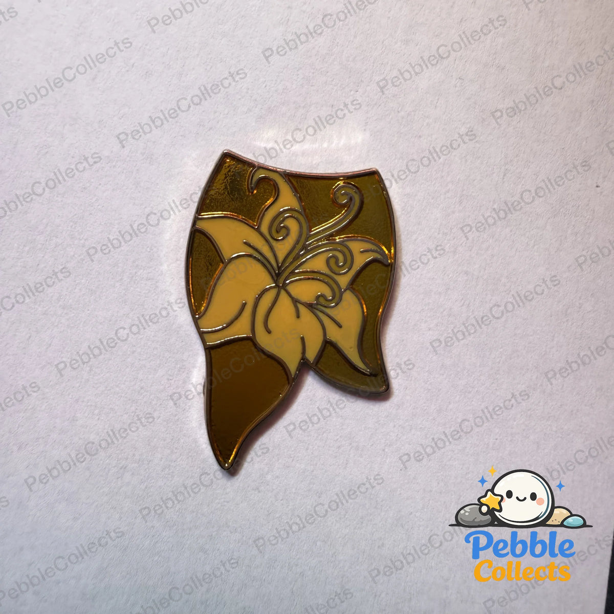 Disney Rapunzel Tangled 15th Anniversary Sun Puzzle Pin Flower