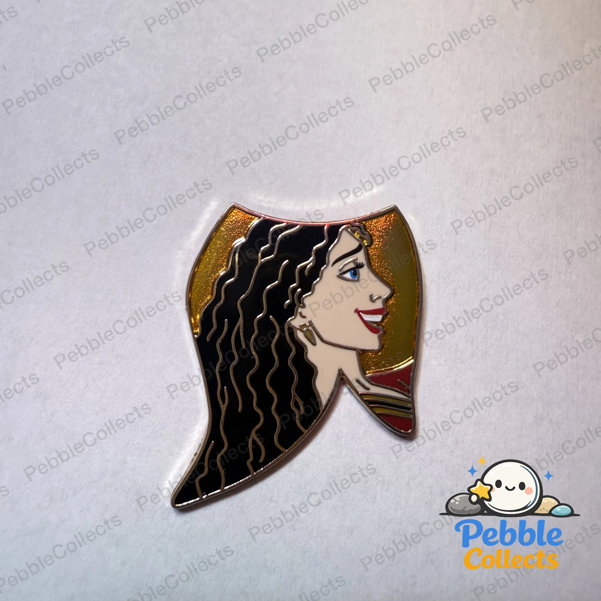 Disney Rapunzel Tangled 15th Anniversary Sun Puzzle Pin Mother Gothel