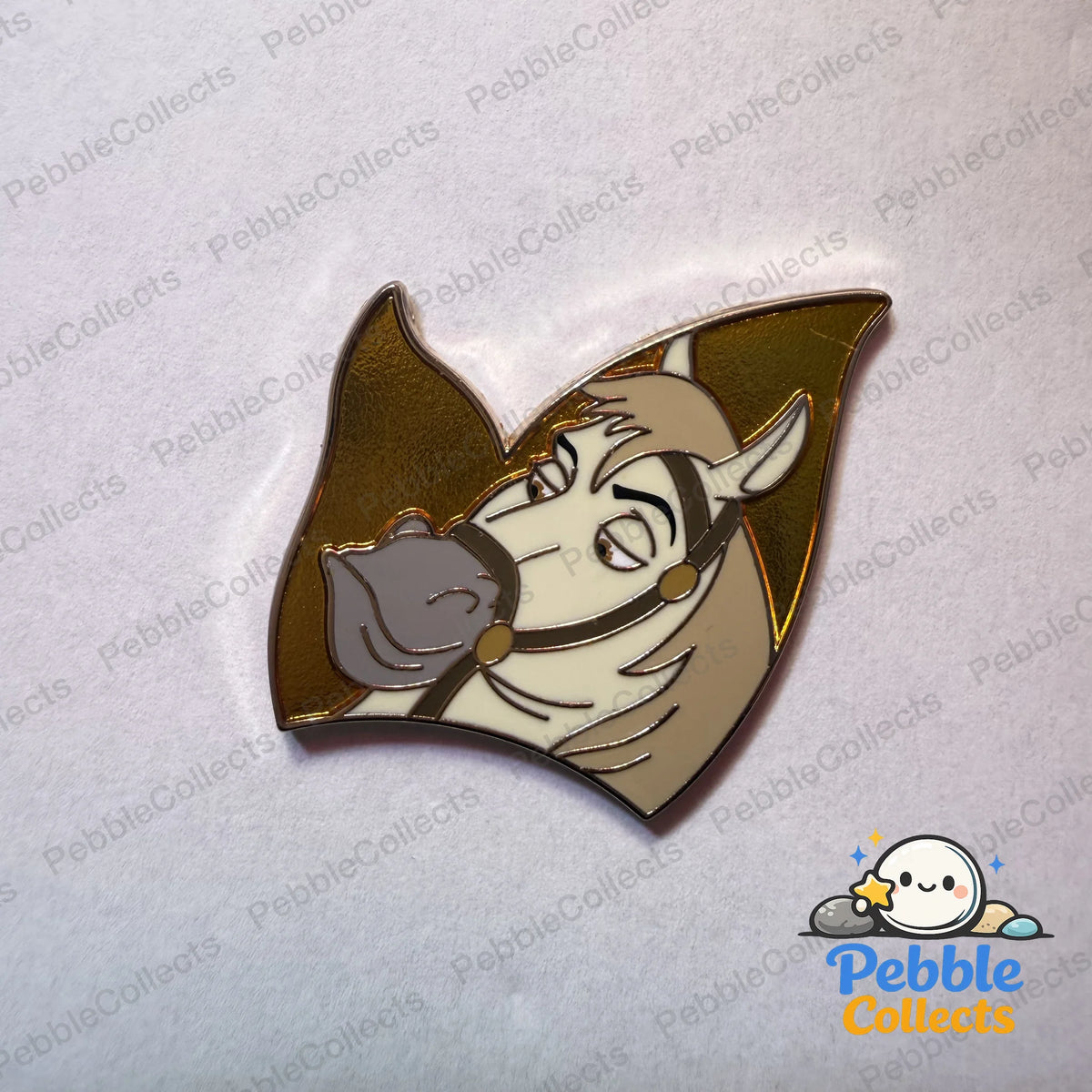 Disney Rapunzel Tangled 15th Anniversary Sun Puzzle Pin Maximus