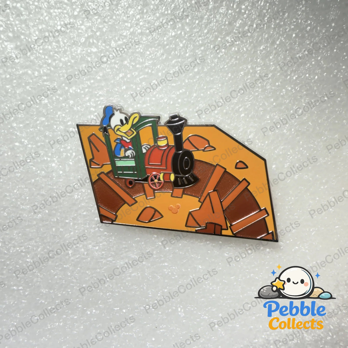 Disneyland Attractions Map Puzzle Pin, Big Thunder Mountain, Donald Duck