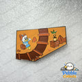 Disneyland Attractions Map Puzzle Pin, Big Thunder Mountain, June Daisy Duck Barrel