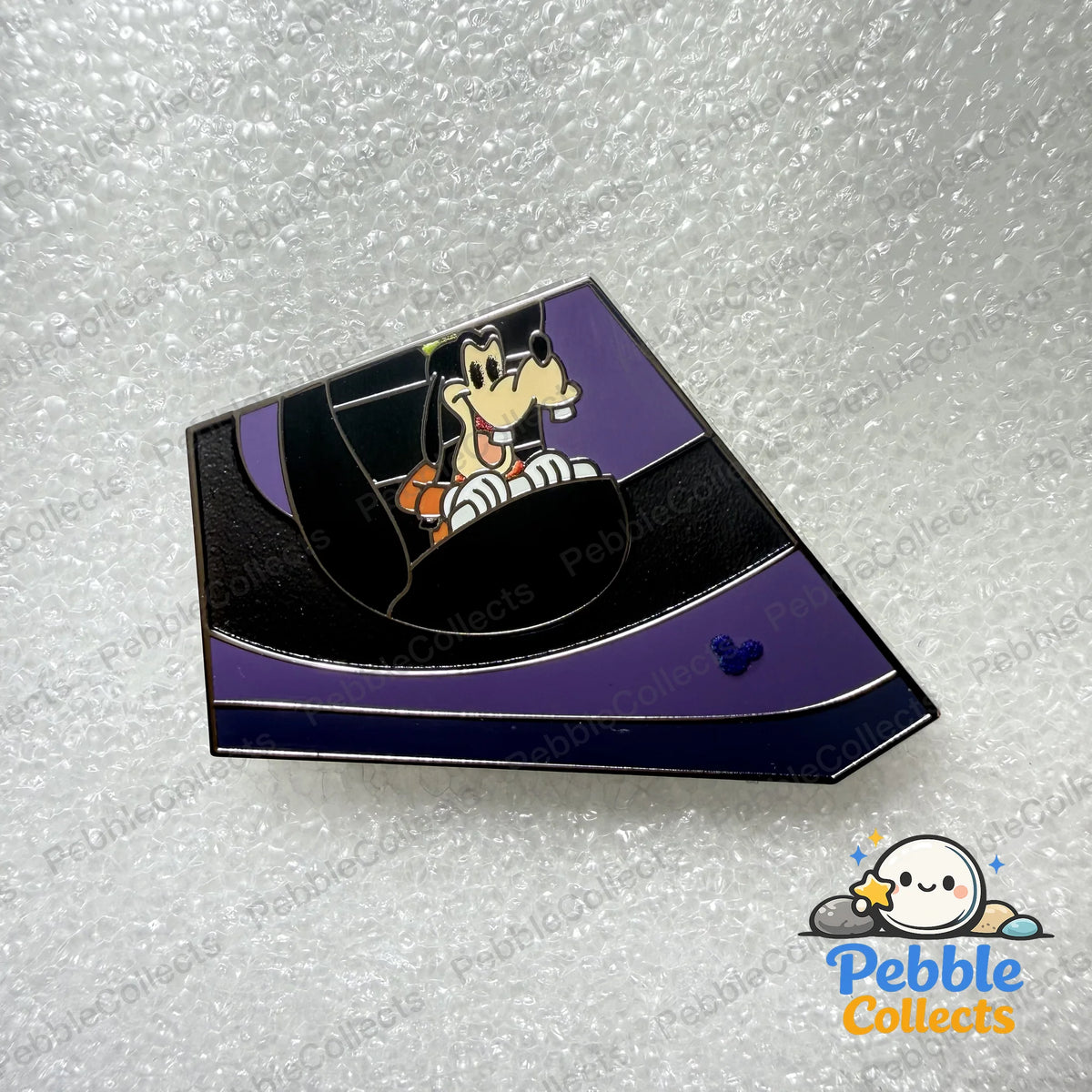 Disneyland Attractions Map Puzzle Pin, Haunted Mansion, Goofy
