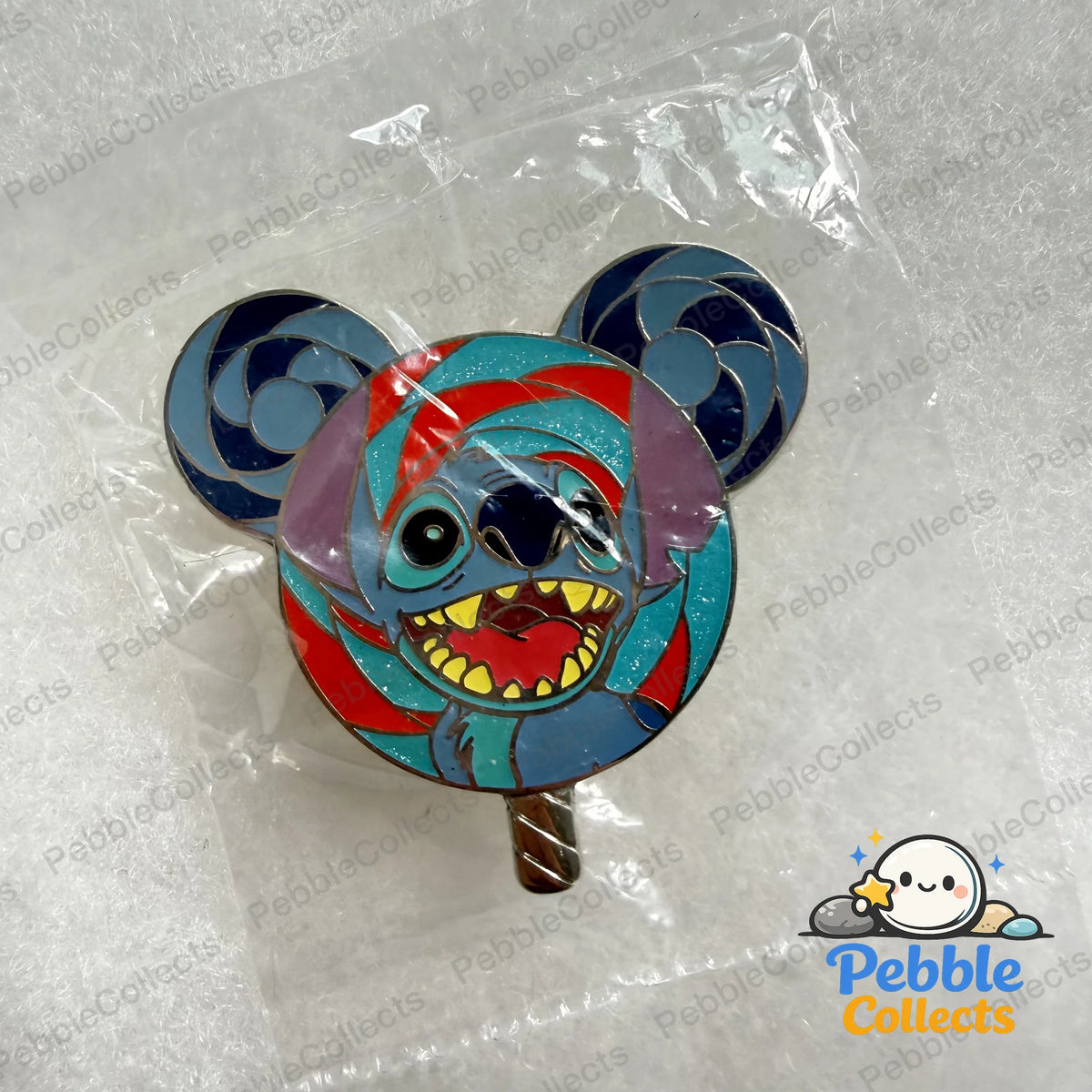 HKDL Pin Trading Carnival Lollipop Mystery Pin Stitch