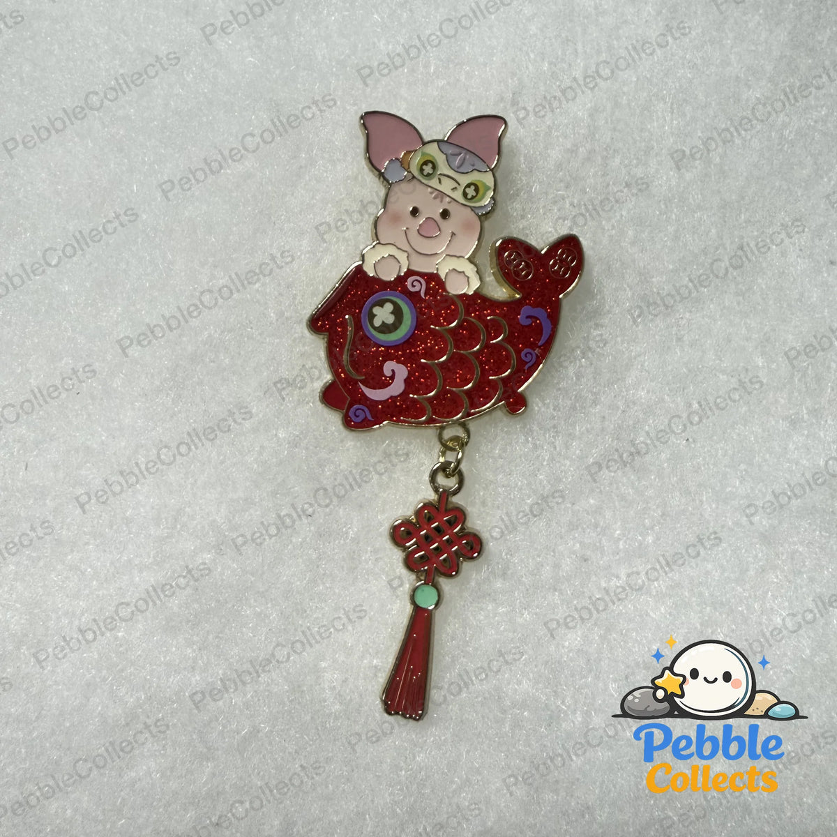 Shanghai Disney Winnie the Pooh Chinese New Year 2025 Mystery Pin Piglet Dangle
