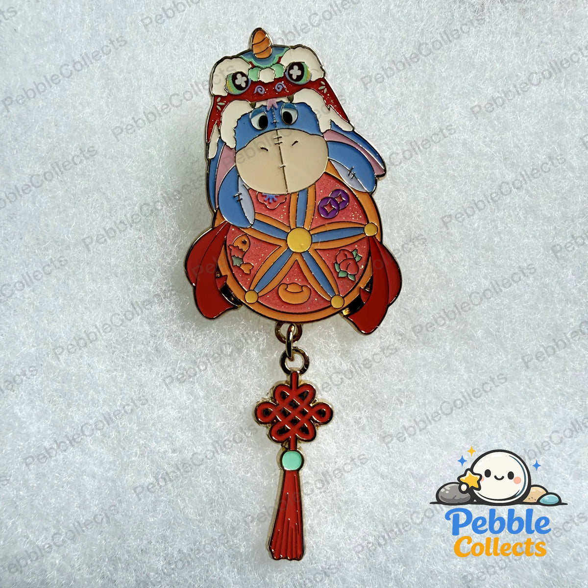 Shanghai Disney 2025 Chinese New Years Winnie the Pooh Mystery Pin, Eeyore Dangle