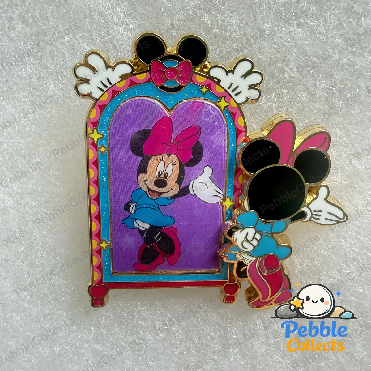Shanghai Disney Pin Trading Fun Day 2025 Magic Mirror Mystery Pin Minnie Mouse