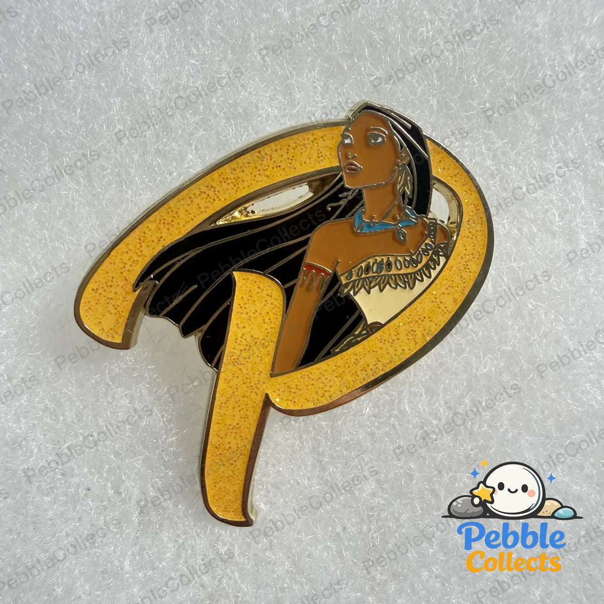 Shanghai Disney 2018 Princess Letters Mystery Pin, P Pocahontas