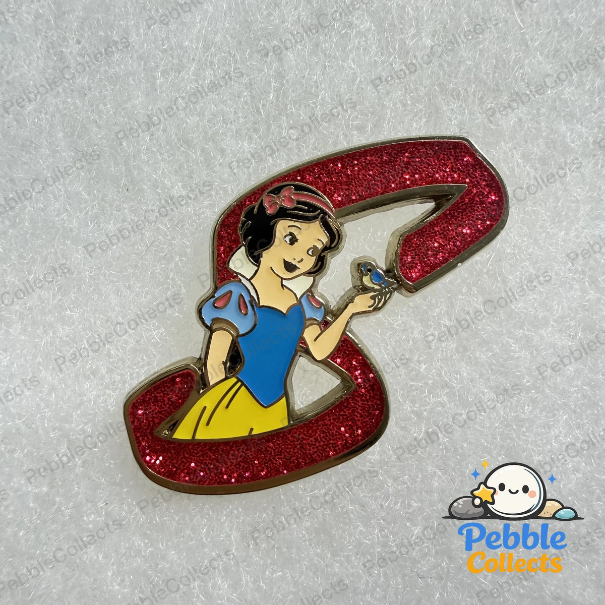 Shanghai Disney 2018 Princess Letters Mystery Pin, S Snow White