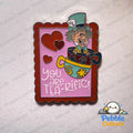 Disney Valentine's Day Stamp Mystery Pin Mad Hatter