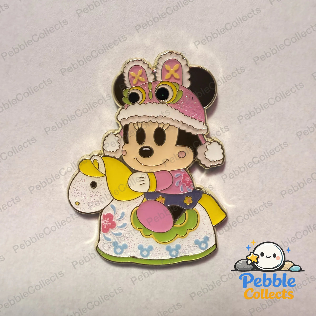 Shanghai Disney New Year Duffy and Friends Horse Pin Minnie Mouse