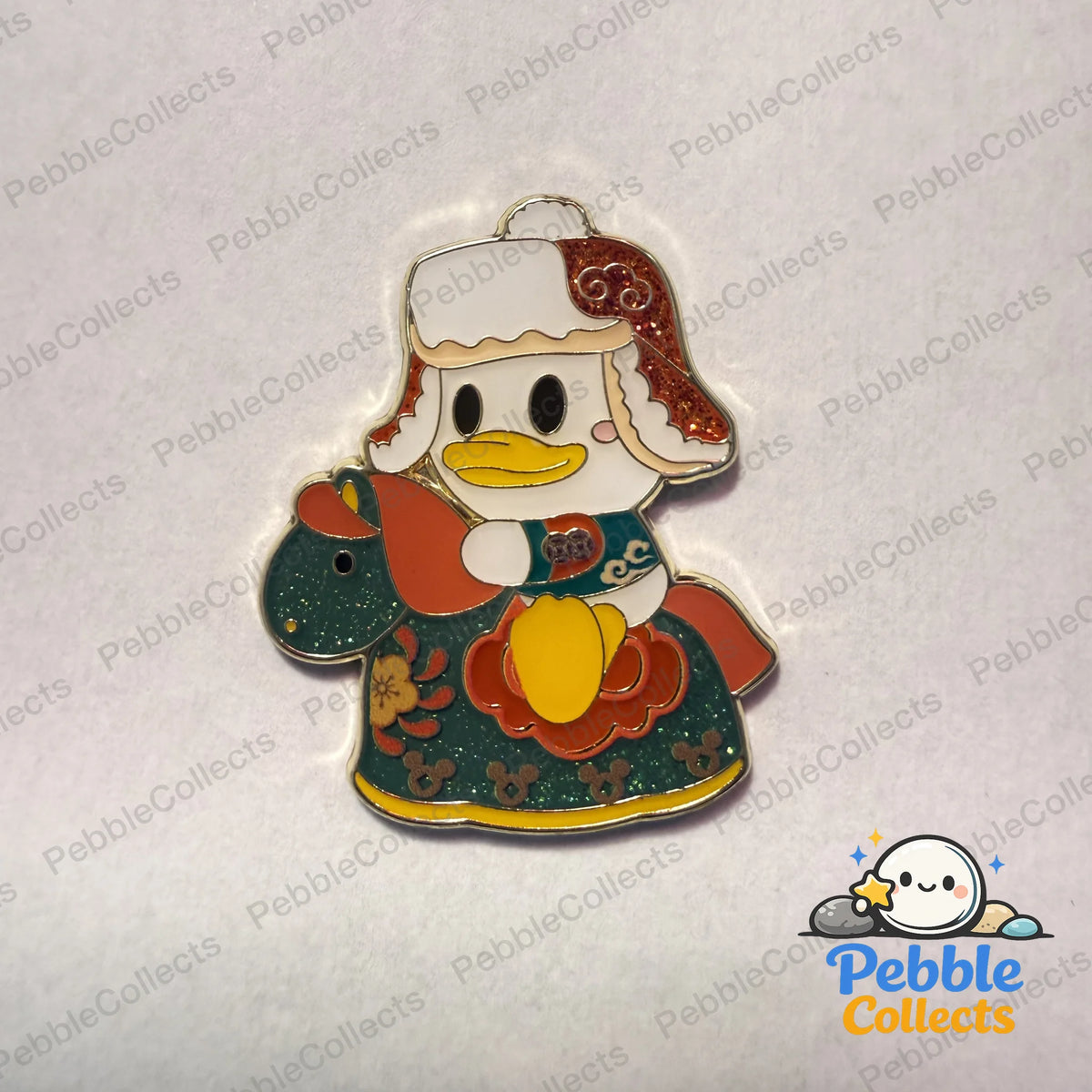 Shanghai Disney New Year Duffy and Friends Horse Pin Donald Duck