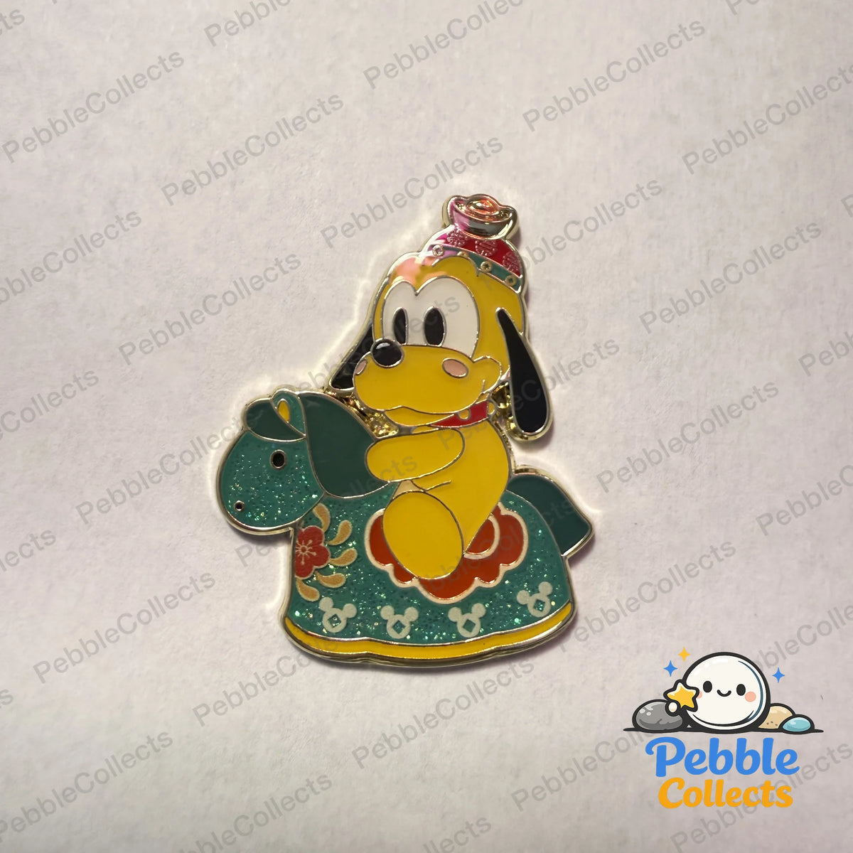 Shanghai Disney New Year Duffy and Friends Horse Pin Pluto