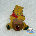 Winnie the Pooh Red Ruby Birthstone Hunny Pot Pin