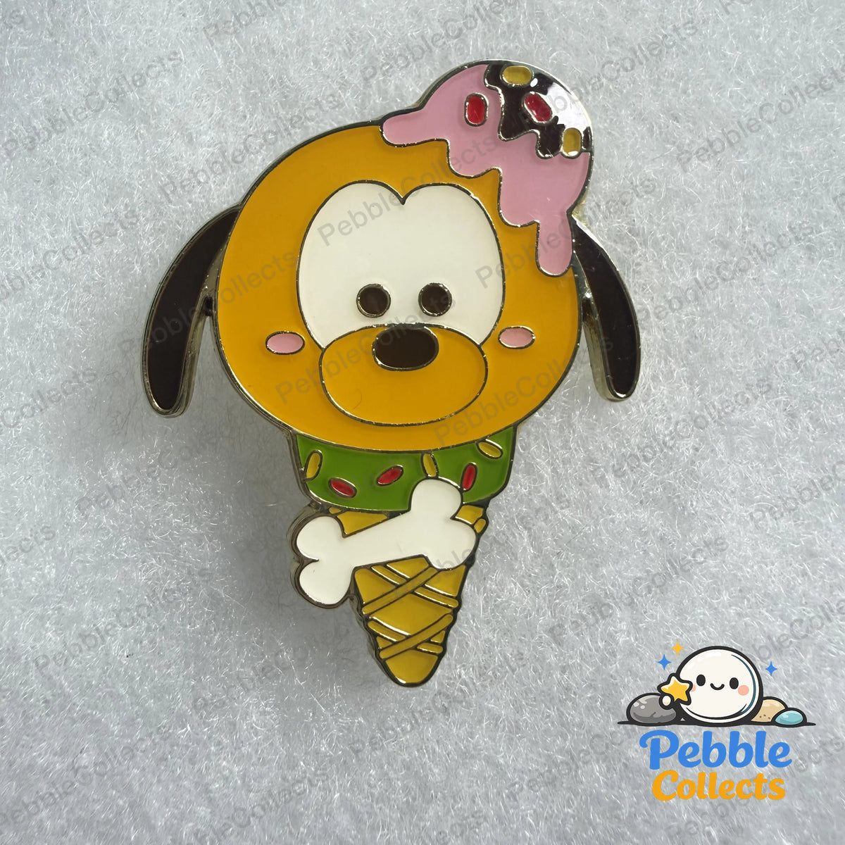 Shanghai Disney Tsum Tsum Ice Cream Cone 2024 Mystery Pin Pluto