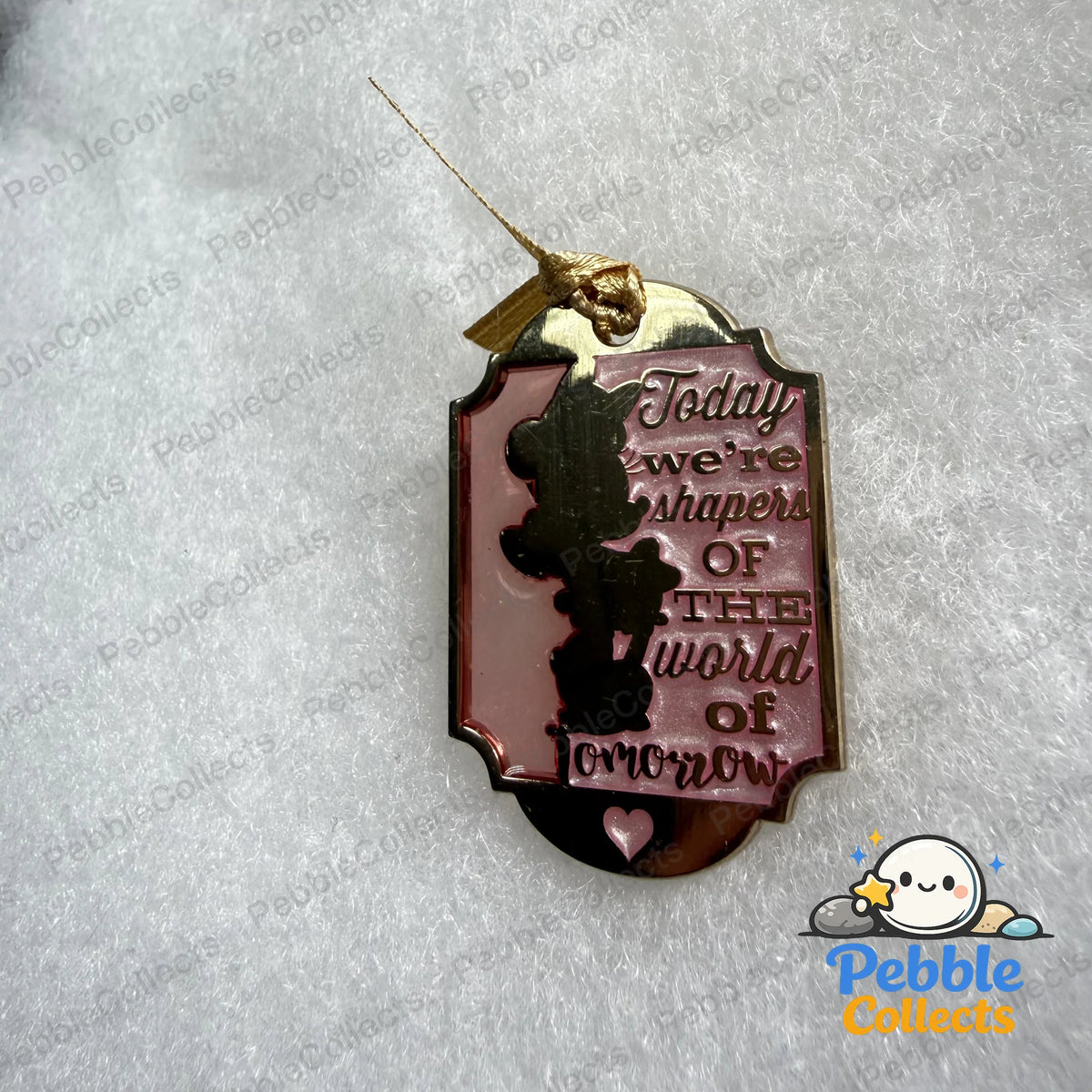 Hong Kong Disneyland Minnie Mouse Today We’re Shapers of the World of Tomorrow Pin