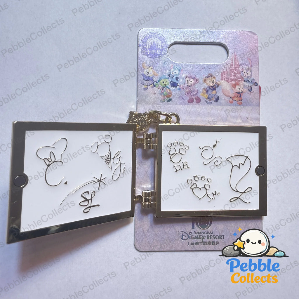 Shanghai Disney 10th Anniversary Duffy and Friends Autograph Book Pin