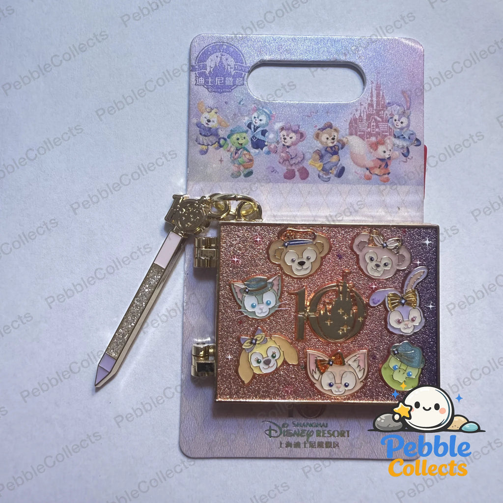 Shanghai Disney 10th Anniversary Duffy and Friends Autograph Book Pin