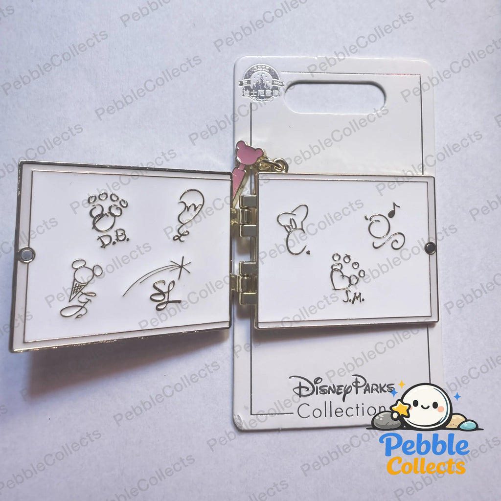 Shanghai Disney Duffy and Friends Autograph Book Pin