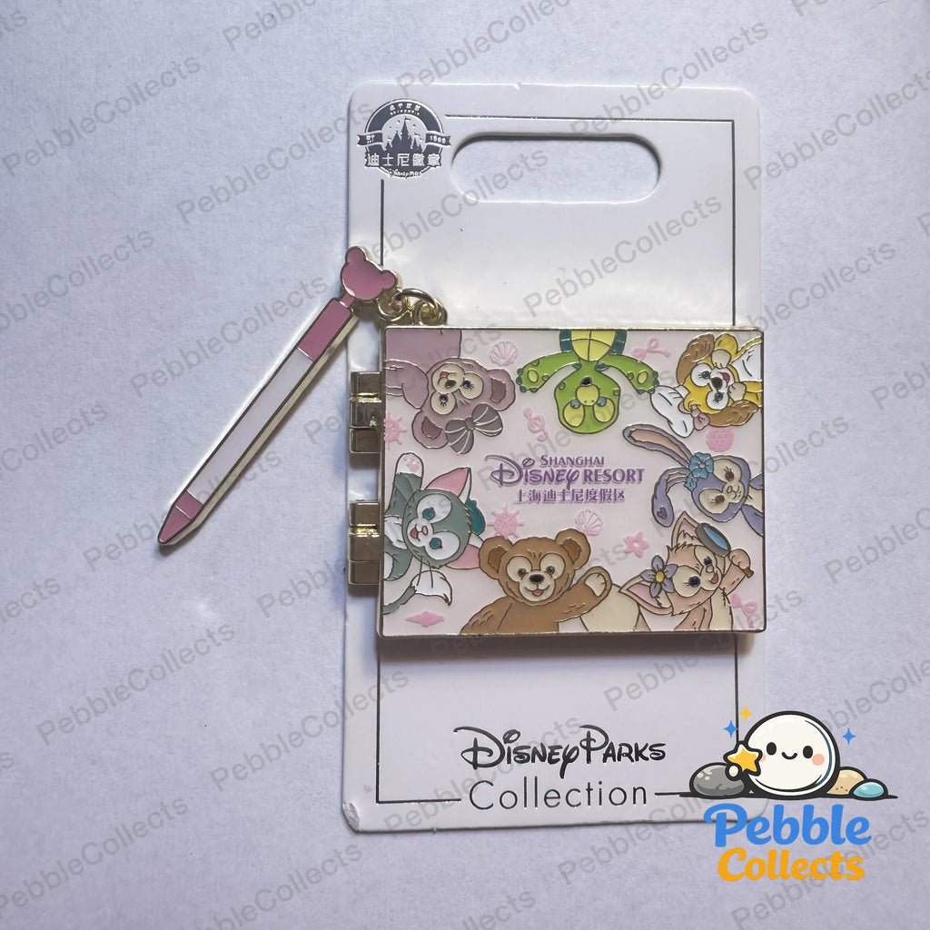 Shanghai Disney Duffy and Friends Autograph Book Pin