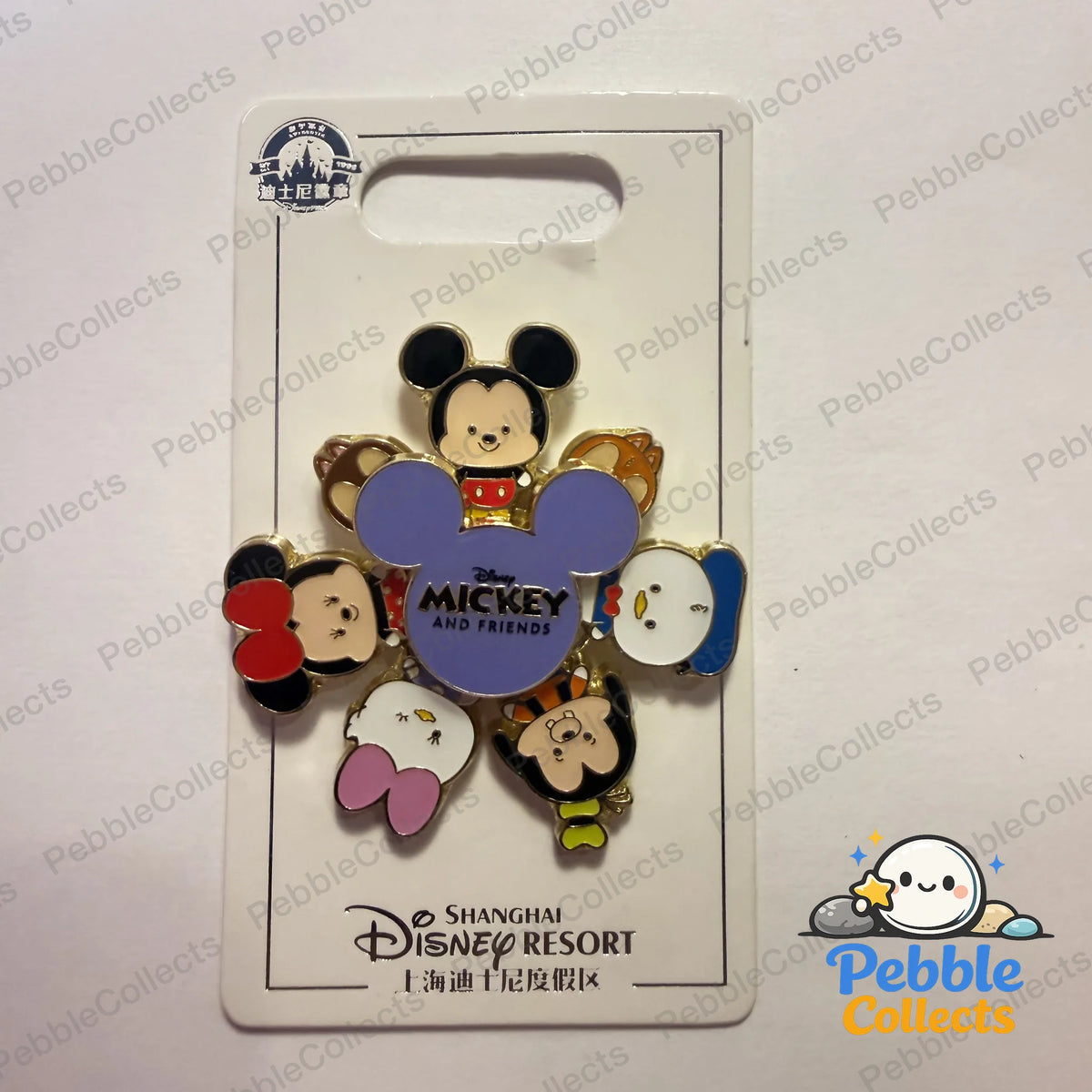 Shanghai Disney Spinner Pin Mickey and Friends