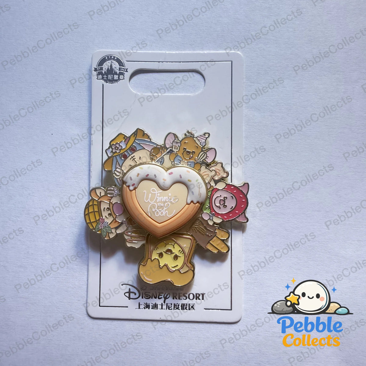 Shanghai Disney 2026 Winnie the Pooh Snacks Churro Spinner Pin
