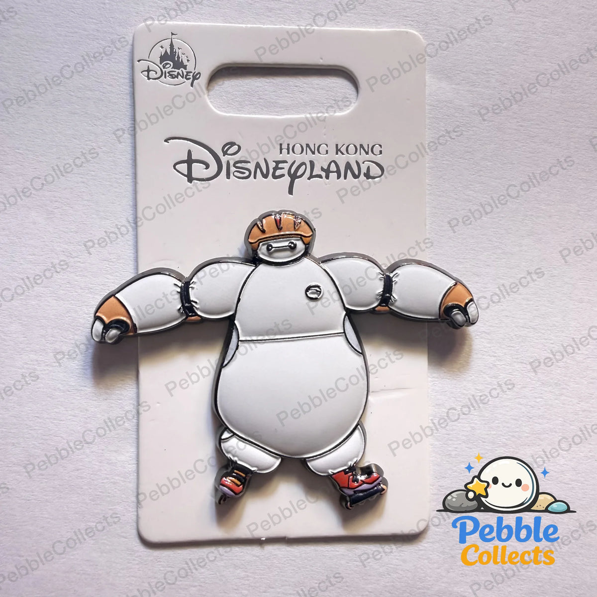 Hong Kong Disneyland Baymax Roller Skater Pin