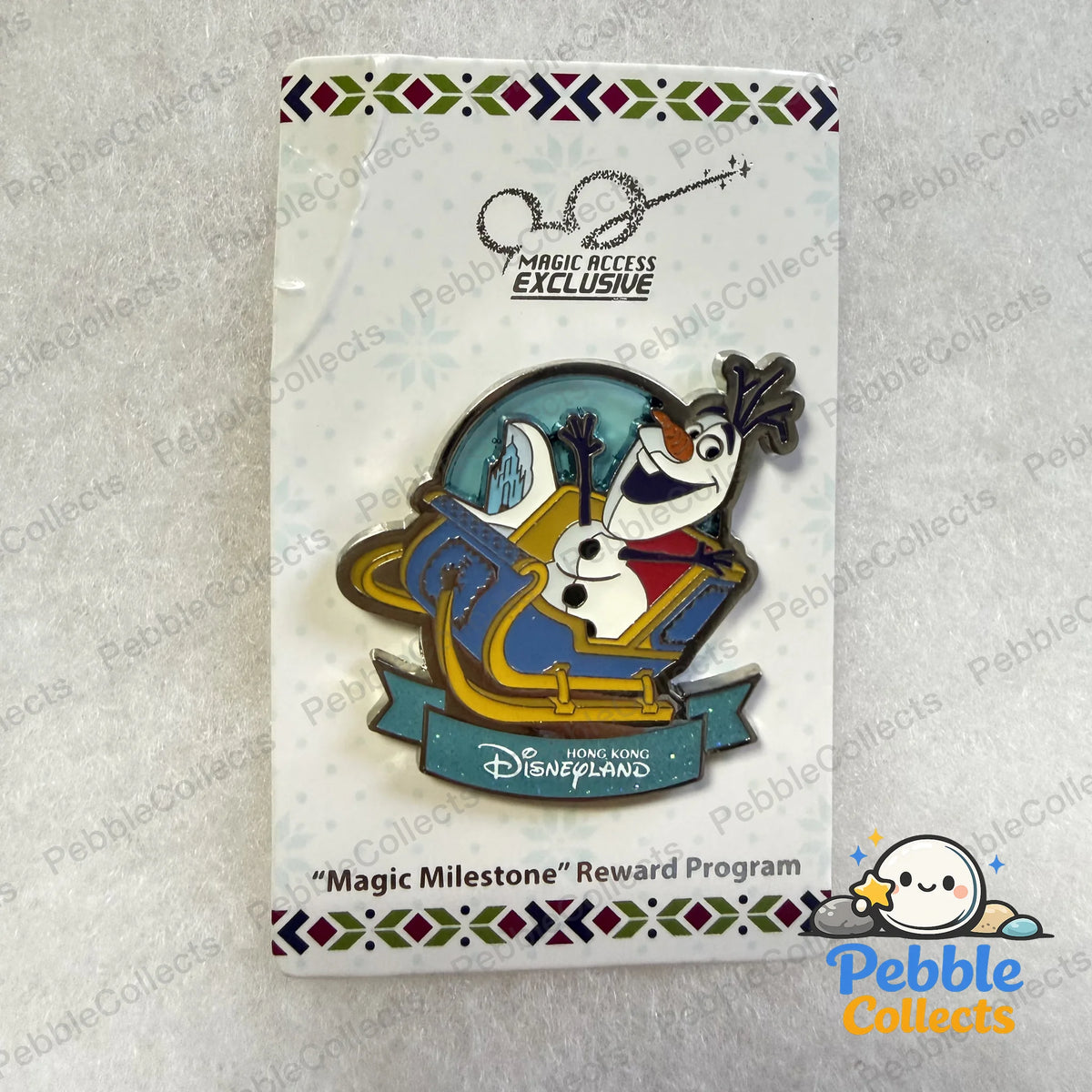 Hong Kong Magic Access Olaf Frozen 2023 Pin