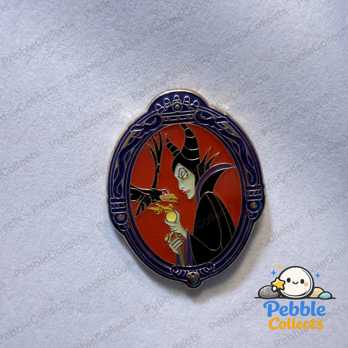 2019 Shanghai Disneyland Hidden Mickey Villains 3 of 6 Maleficient