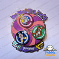 Disneyland Mad Tea Party Spinner Mickey Alice Chip and Dale Pin