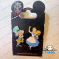 Alice in Wonderland and Mad Hatter, Set of 2 Pins