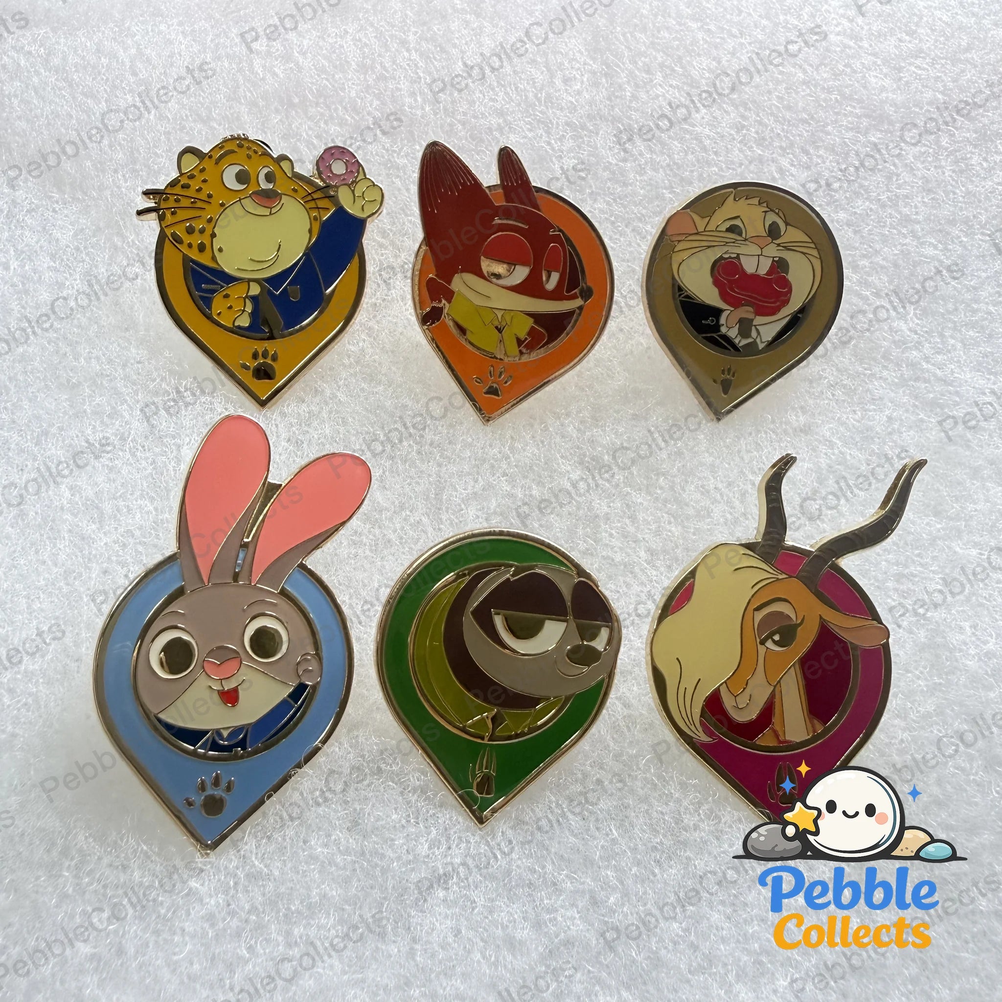 Zootopia Annual Passholder Shanghai Game Prize Set of 6